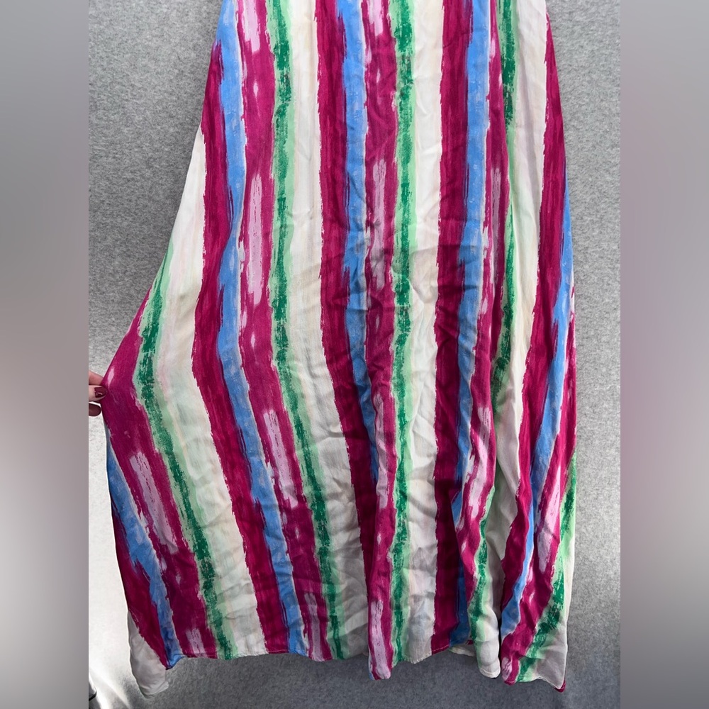 She + Sky Multicolor Brushstroke Dress - Picture 5 of 9
